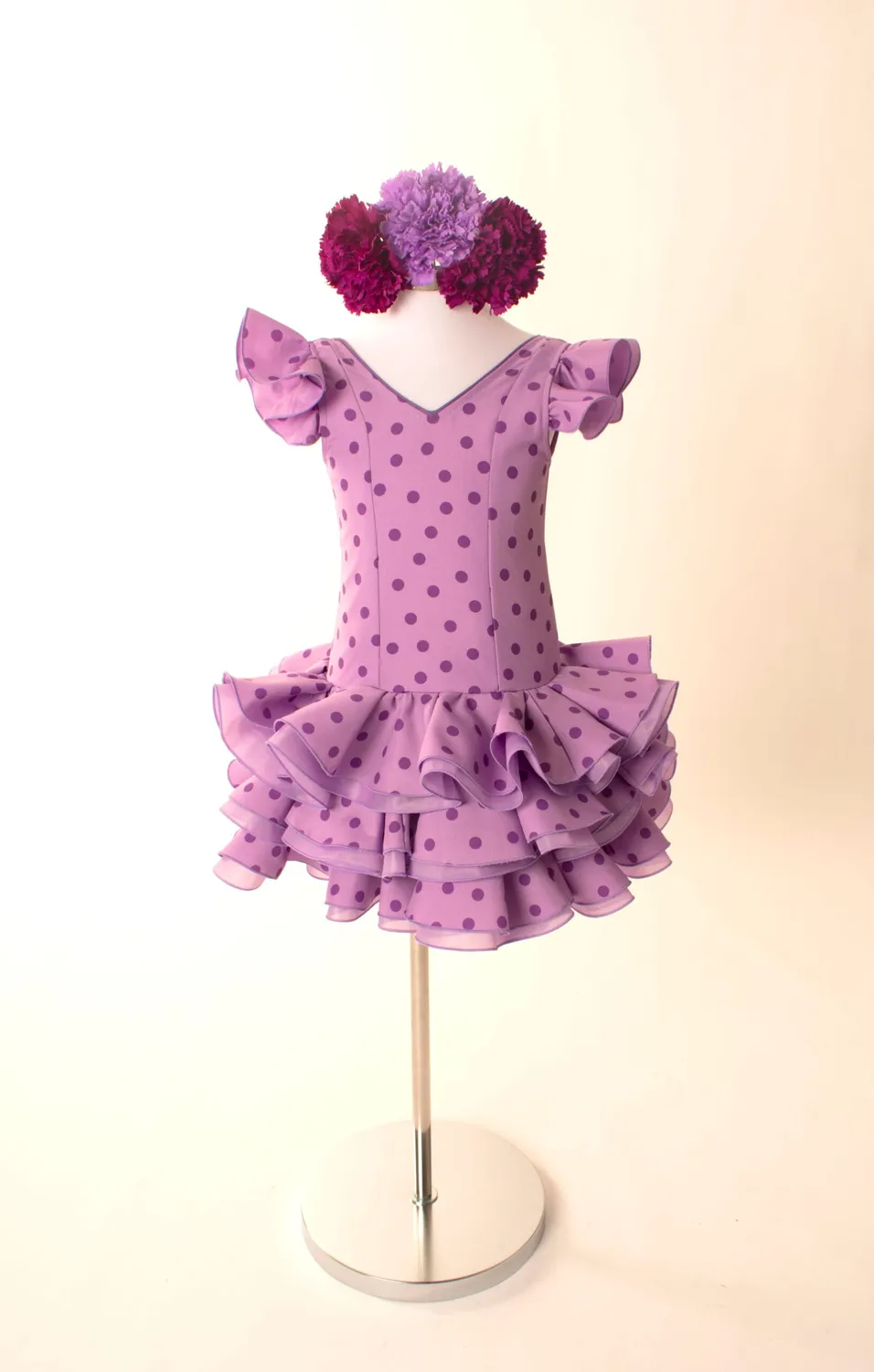 Viva la Feria Clara robe flamenca fille courte popeline