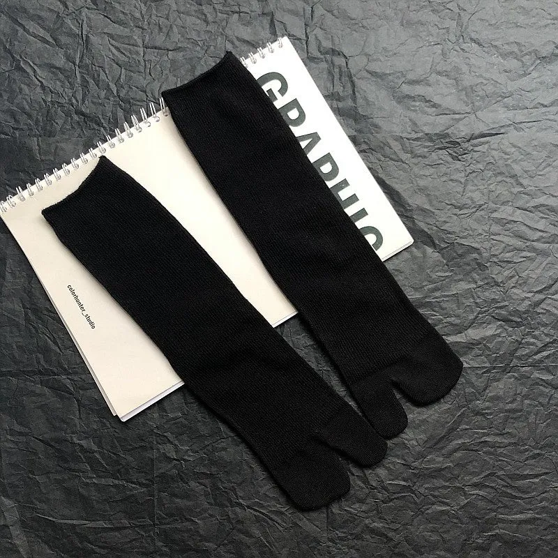 Esprit du Japon Chaussettes tabi japonaises côtelées en coton