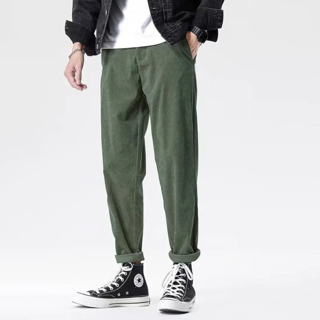 Japon style Satoko Pantalon en velours côtelé