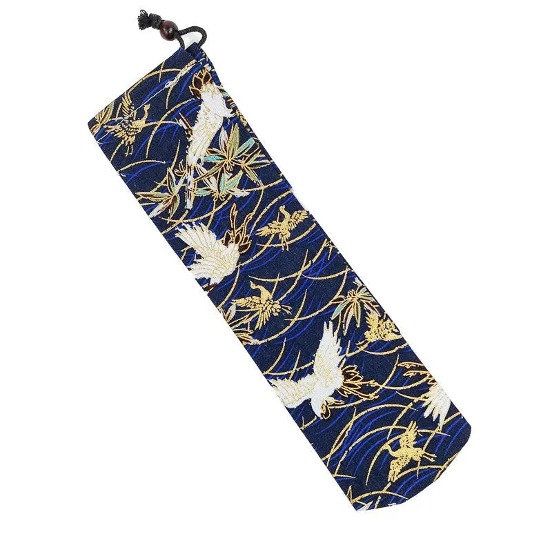 Japon style étui baguettes japonaises tissu