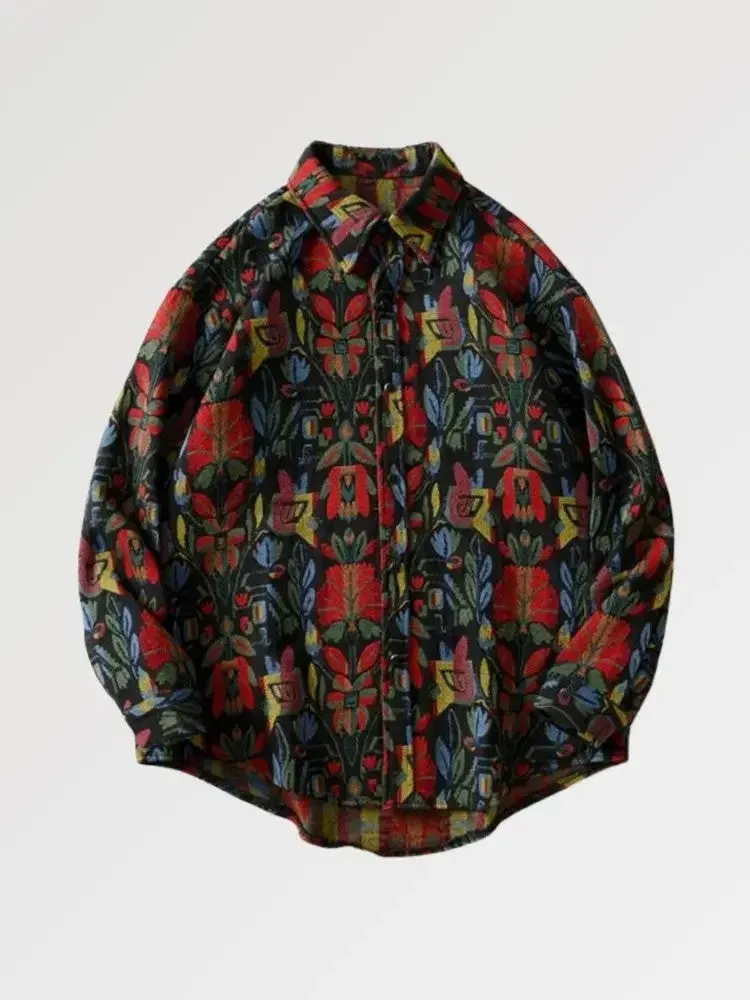 Japon style chikugo Chemise en flanelle femme oversize