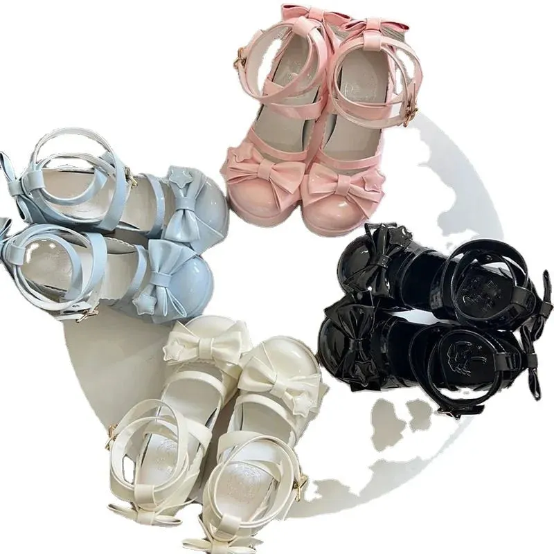 Esprit du Japon Mary Jane chaussures lolita plateforme bride