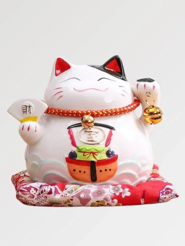 Japon style Torii Kanji tirelire maneki neko