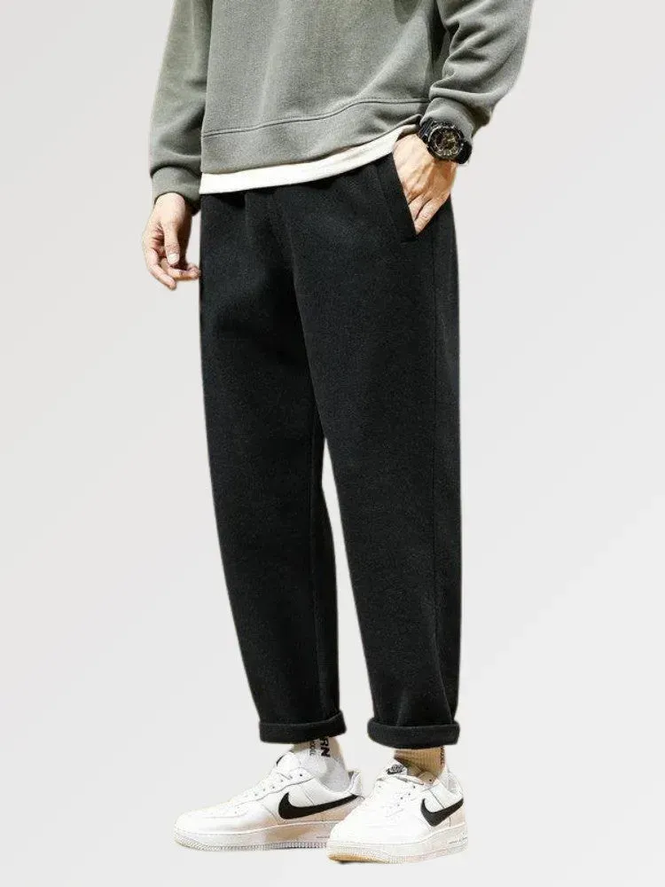 Japon style Furisu pantalon en laine homme hiver