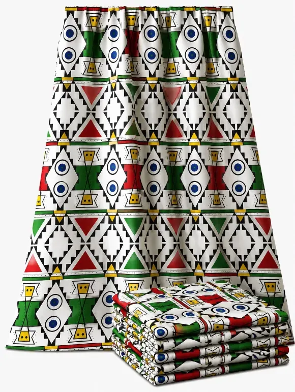 KAVAZI FB-02 tissu coton 6 yards
