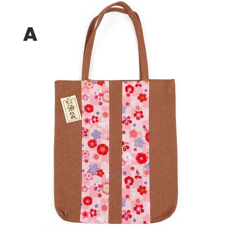 Japon style Motifs Japonais tote bag tissu kimono