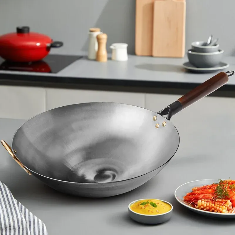 Japon style Wok poêle à légumes cuisson rapide