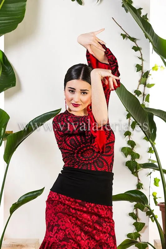 Viva La Feria Ricote justaucorps danse flamenco