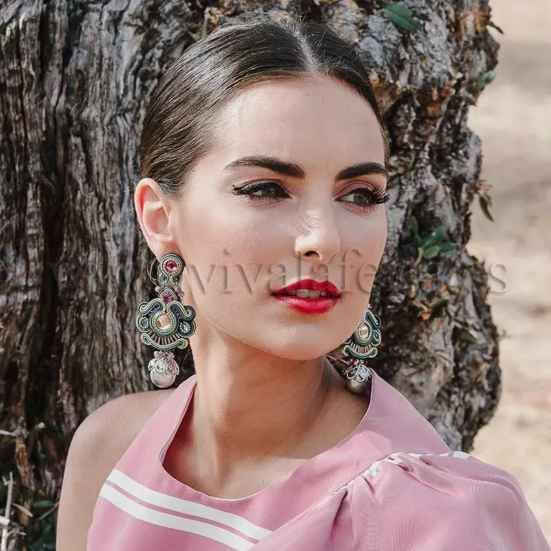 Candela de Reina Leandra boucles flamenca artisanales