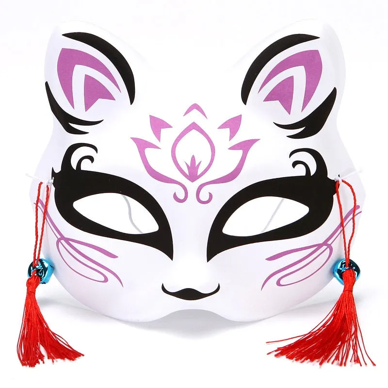 Esprit du Japon masque kitsune traditionnel résine