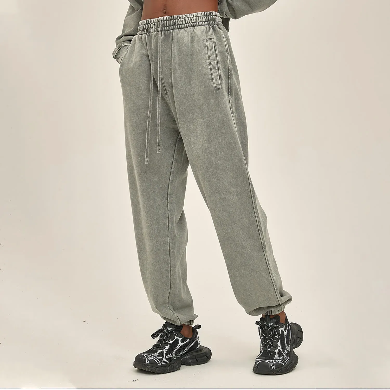 Japon style Yurim Pantalon de survêtement rétro