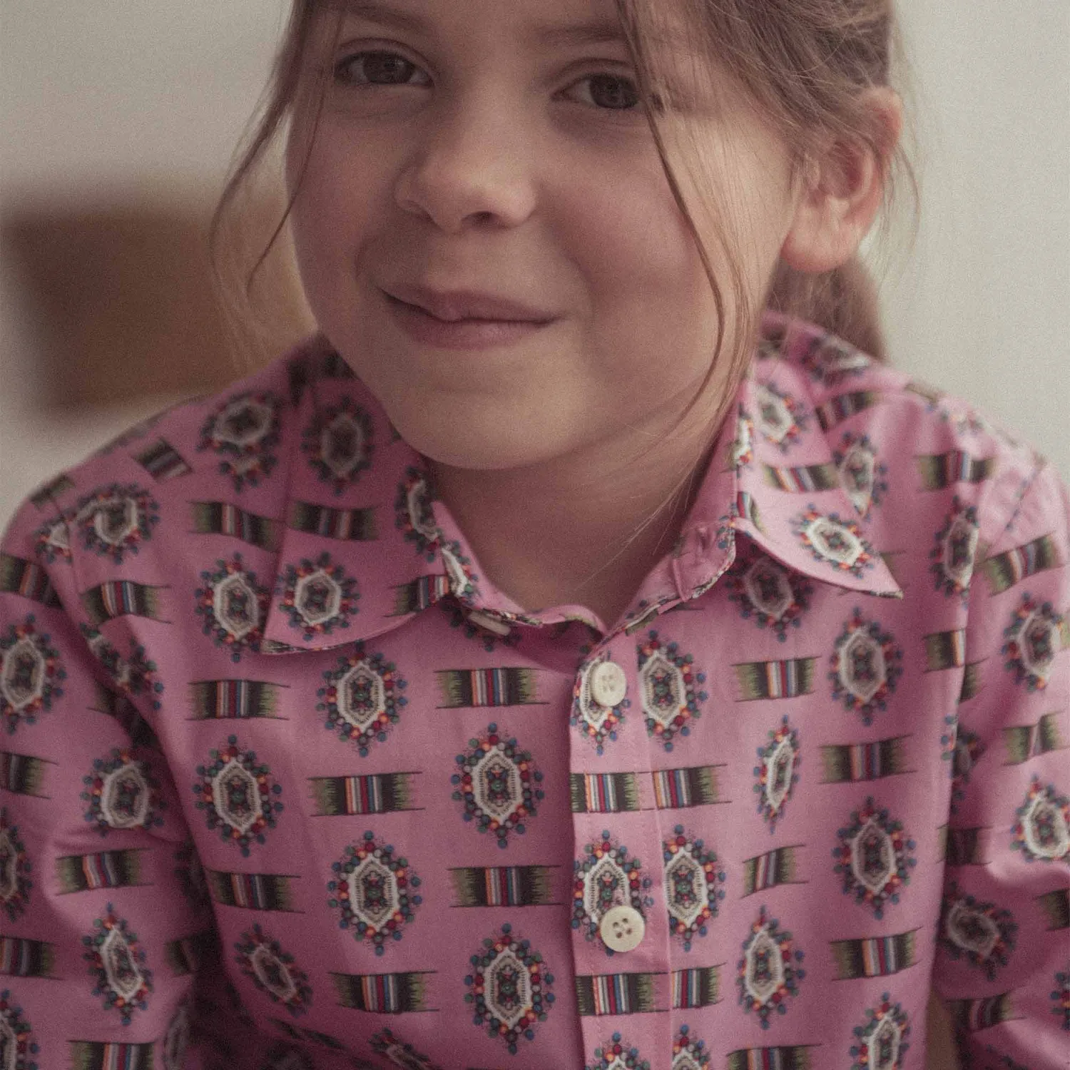 Mistral Pequelet Kilim chemise enfant voile coton