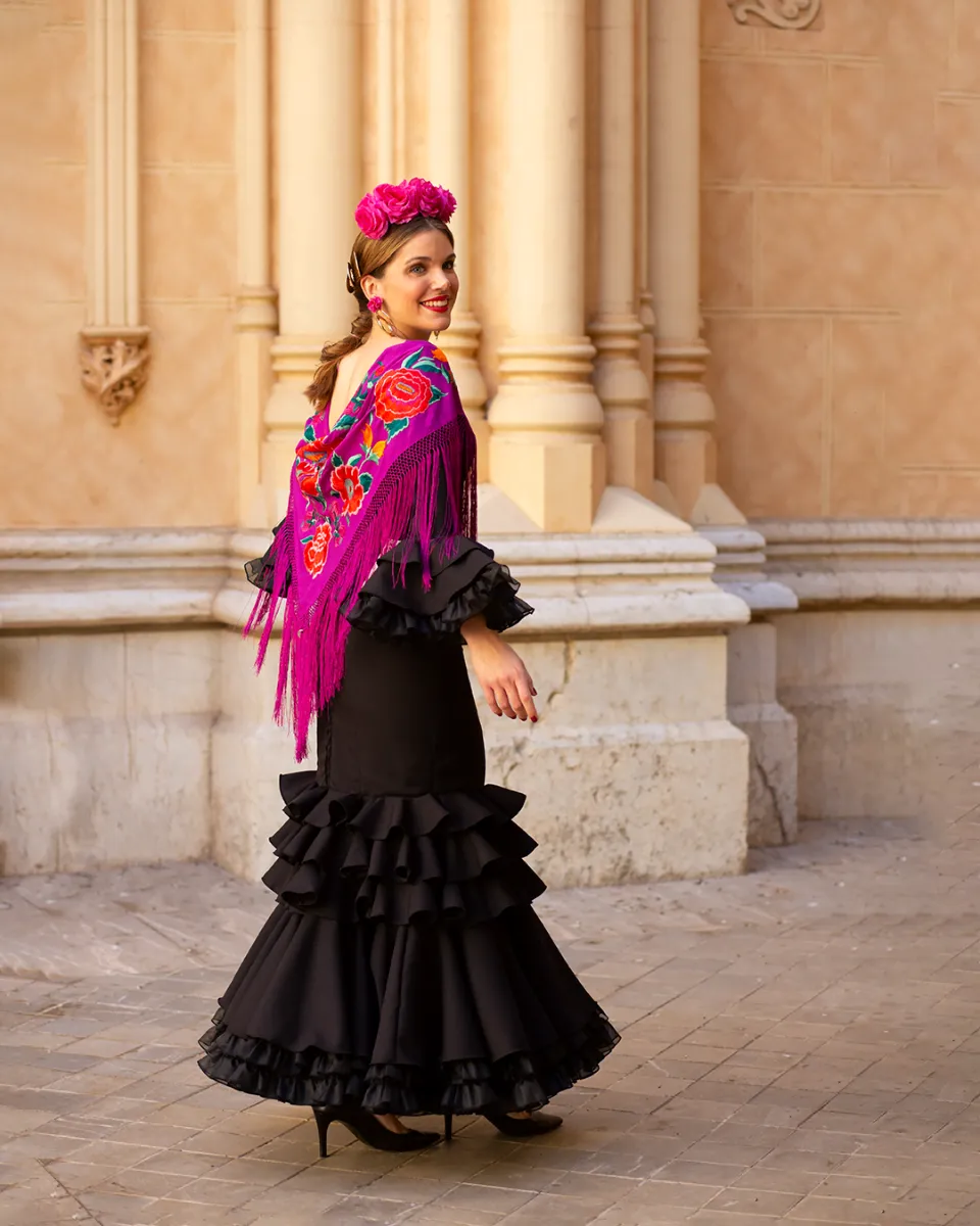 Viva la Feria Malú robe flamenca femme canastero
