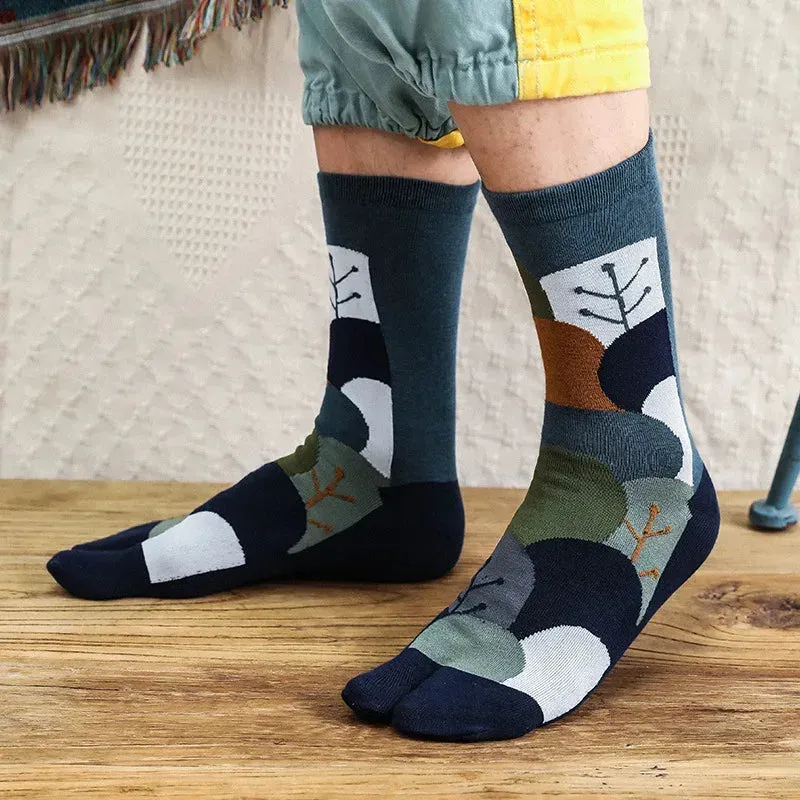 Japon style tabi chaussettes homme motifs