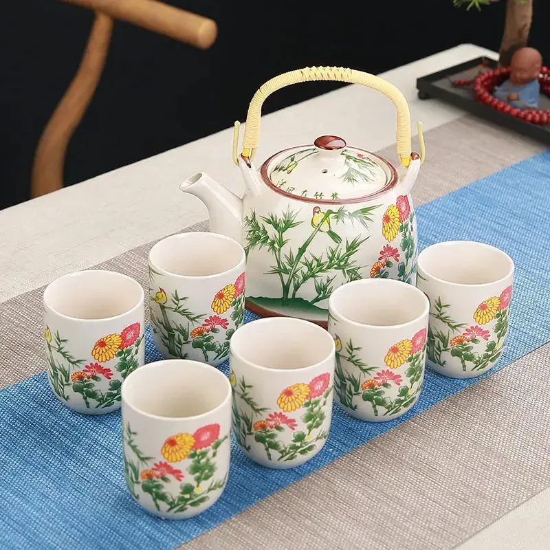 Japon style ensemble théière et tasse japonaise cérémonie