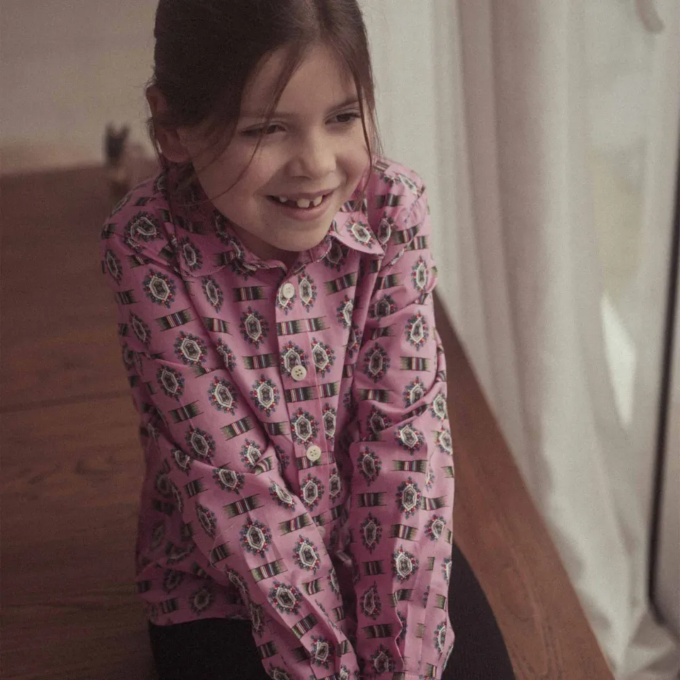 Mistral Pequelet Kilim chemise enfant voile coton