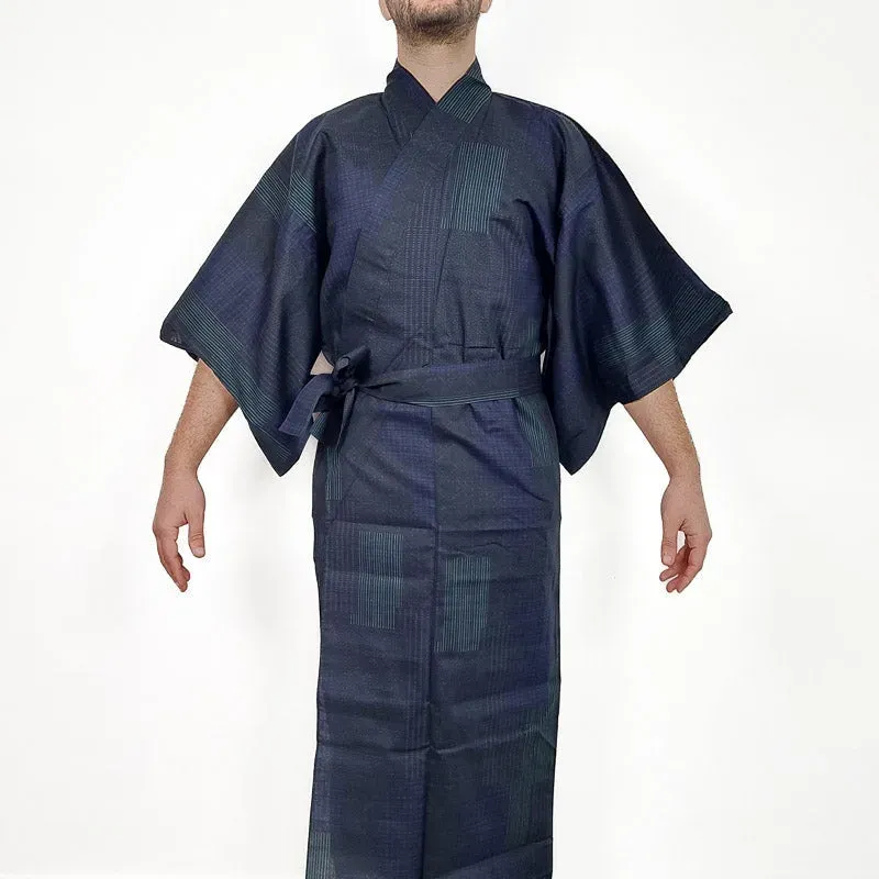 Japon style Kimono Yukata Homme coton ceinture