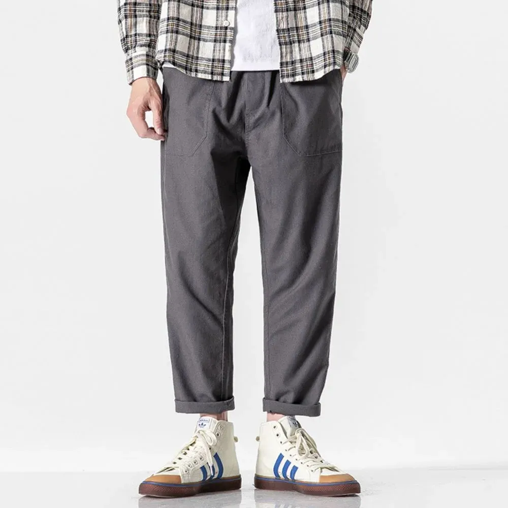 Japon style Asumi pantalon confort coupe ample