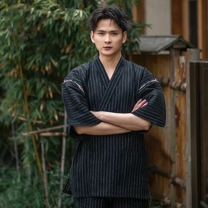 Japon Style Jinbei En Coton Homme vêtement coton