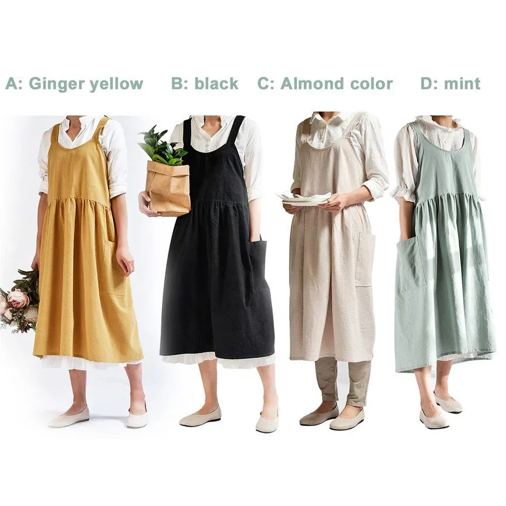 Japon style Woman Apron Hokkaido 4 Colors tablier japonais femme