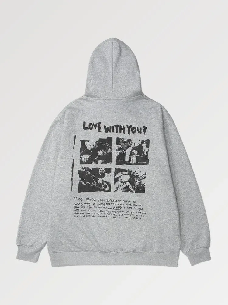Japon style sweat molleton Say Lucky coupe ajustée