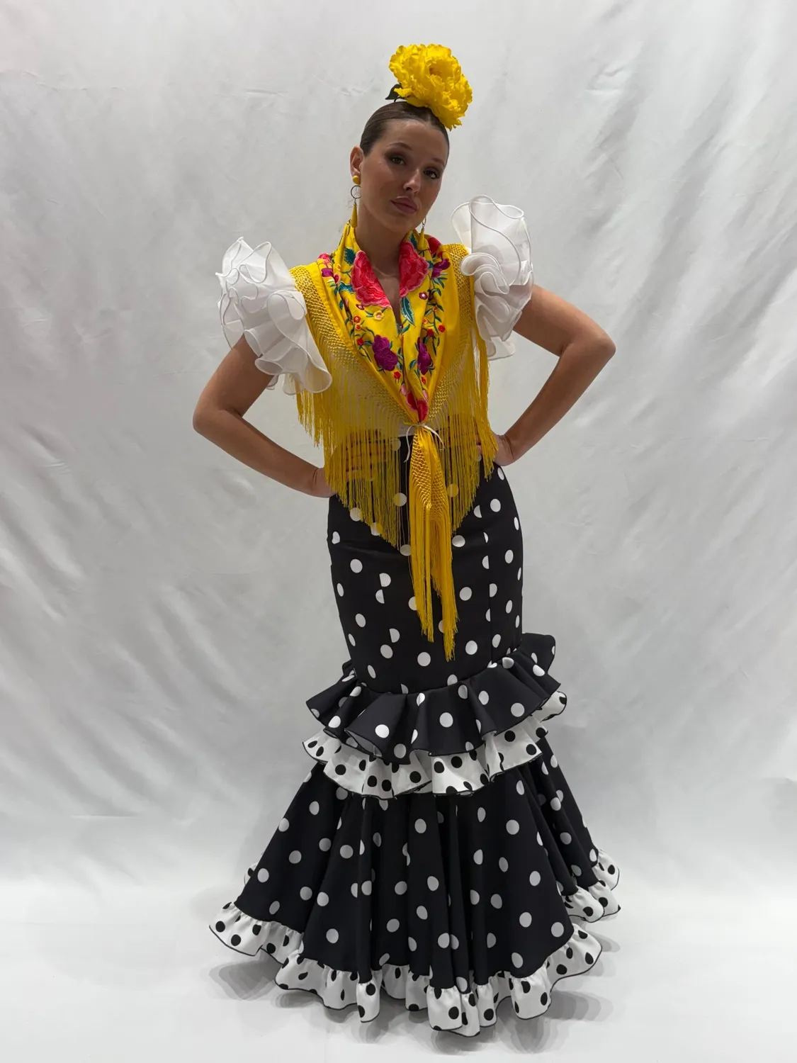 VIVA LA FERIA Soleá jupe gitane à pois