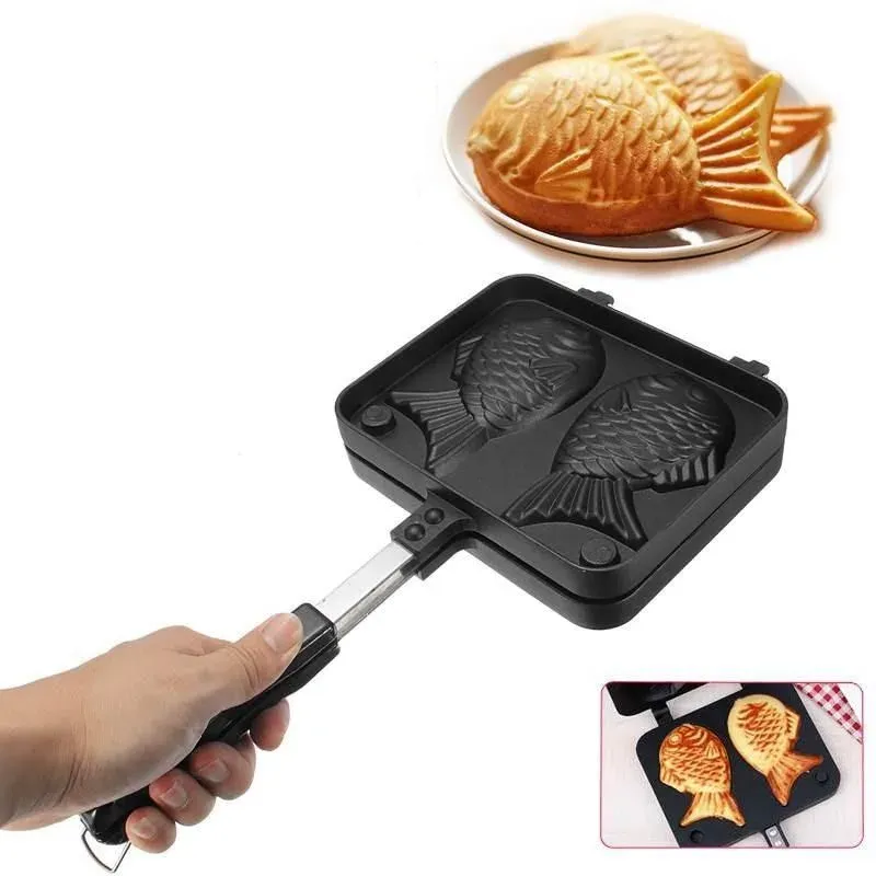 Japon style Taiyaki Nagano moule poisson antiadhésif