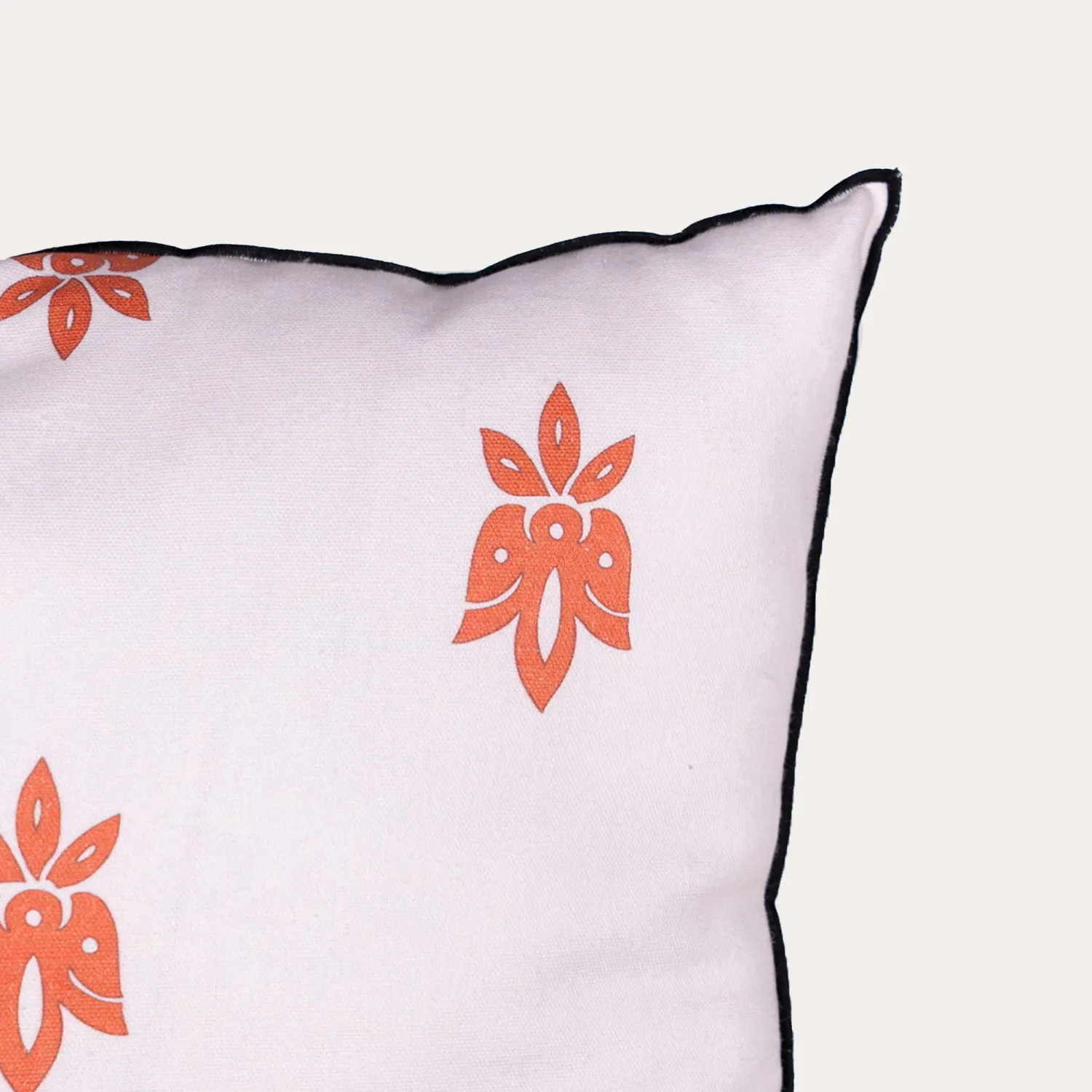 Mistral Mosca coussin lin coton Ivoire 40x40