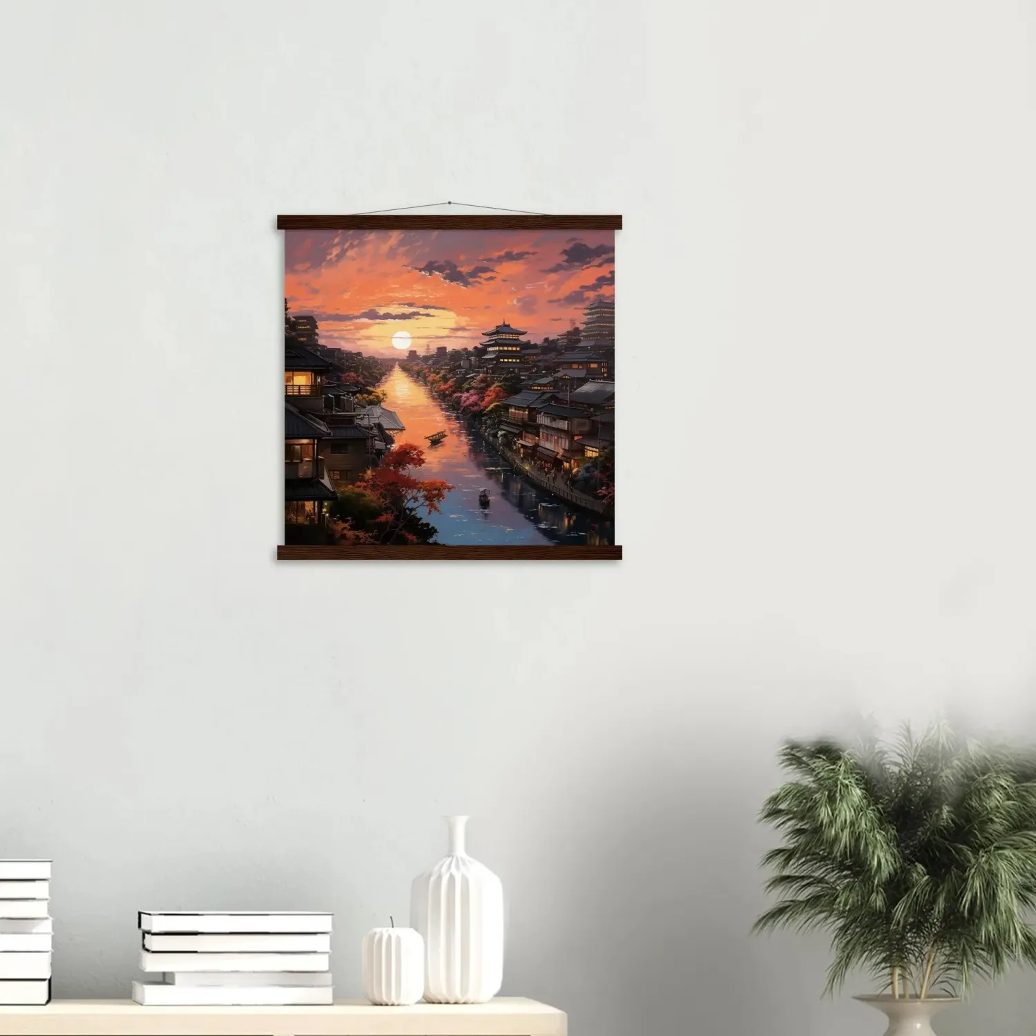 Japon style Oshotsu tableau mural toile