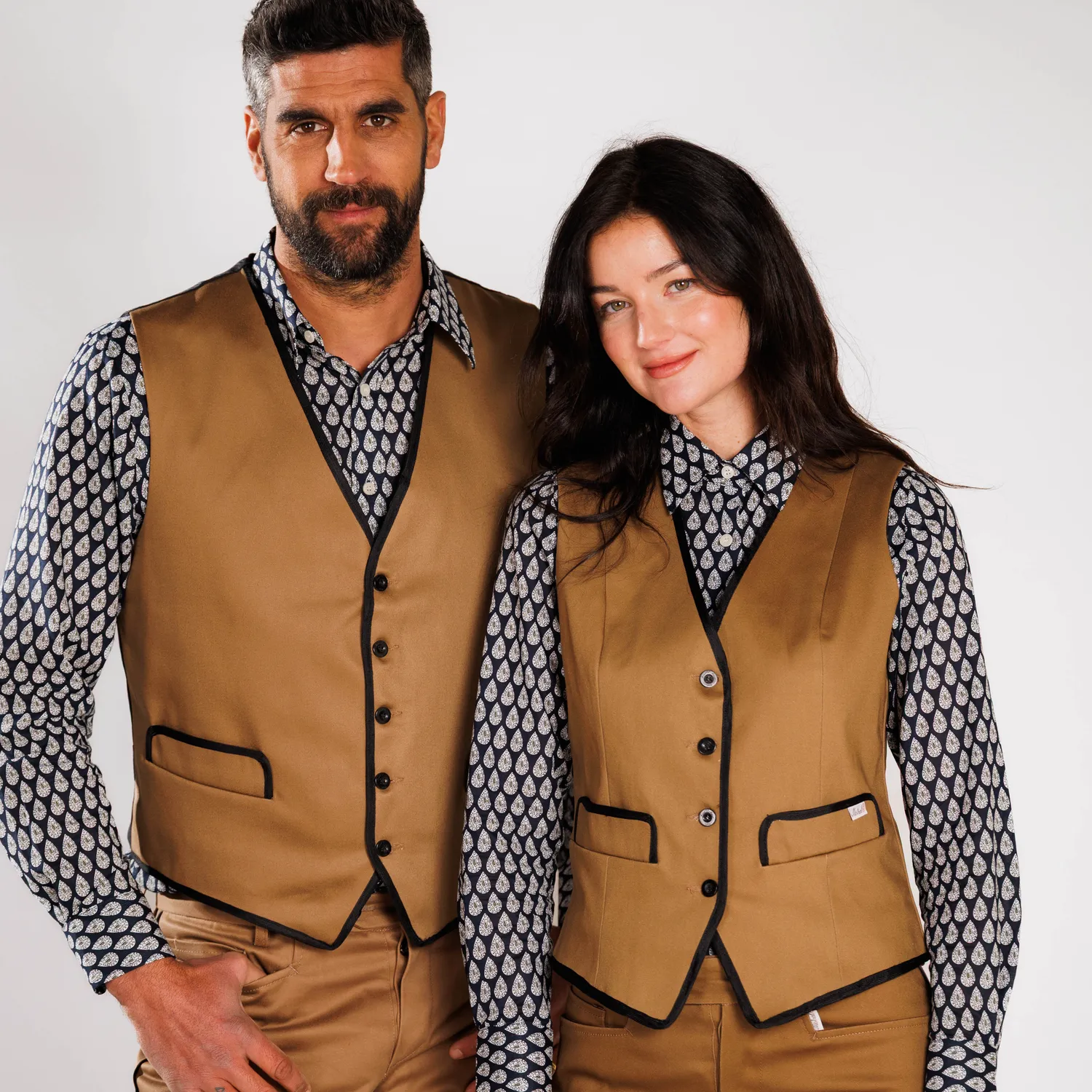 Mistral Les Indiennes gilet gardian femme moleskine