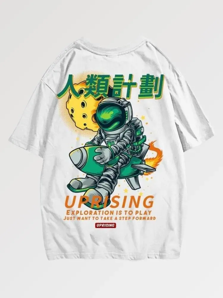 Japon style Yuzzowa t-shirt astronaute