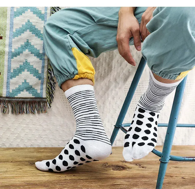 Japon style tabi chaussettes homme motifs