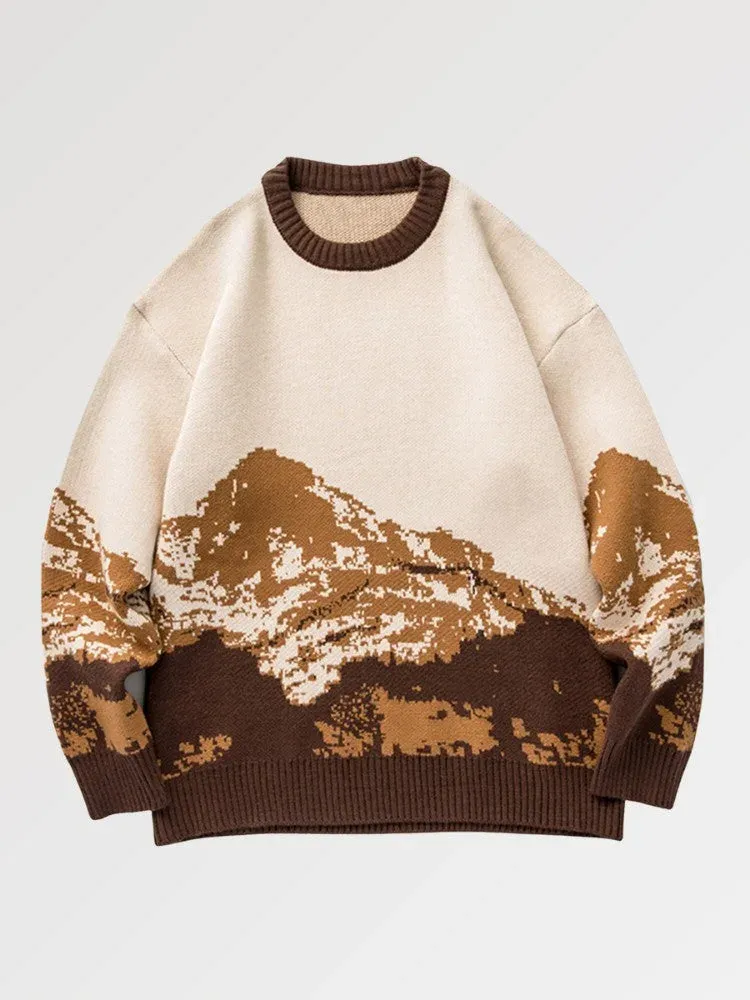 Japon style Mont Fuji yamato Kona pull marron
