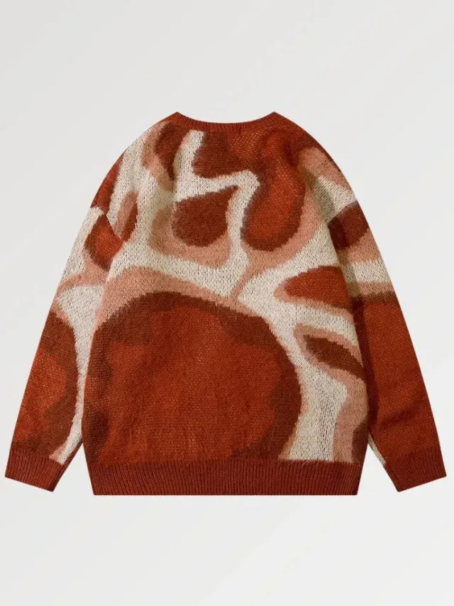 Japon style Graphic Godika pull japonais oversize