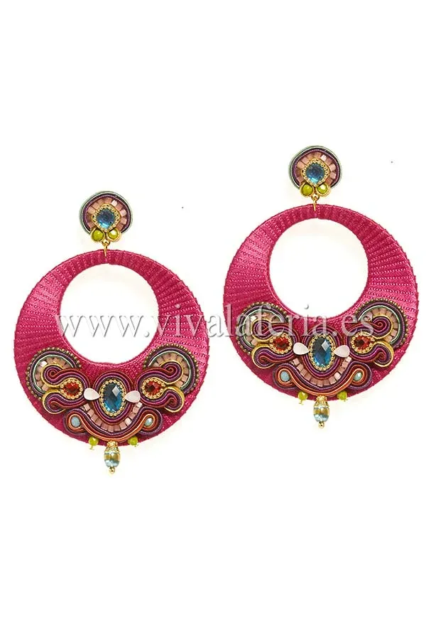Candela de Reina Roseta boucles fantaisie rondes