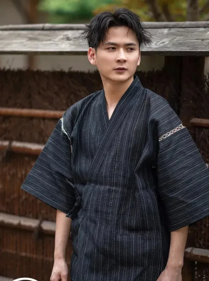 Japon Style Jinbei En Coton Homme vêtement coton