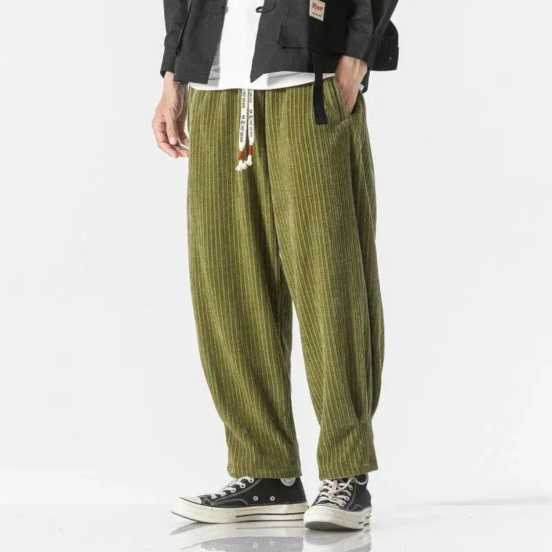 Japon style Mia pantalon velours côtelé vintage